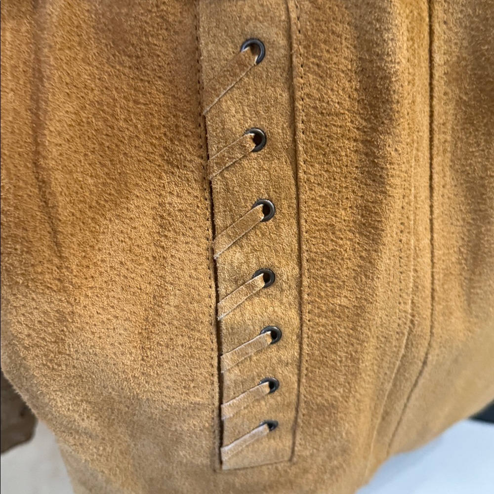 VTG Men’s EXCELLED FRINGE SUEDE LEATHER JACKET LG - Picture 6 of 14